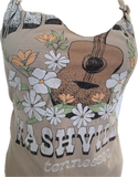 Music City Nashville Tennessee backless overly shredded bikini halter top