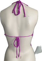 Come as you are shredded handkerchief style retro halter top