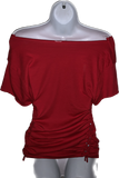Christmas Holiday naughty list slit weave shredded tshirt
