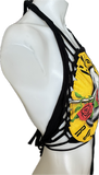 GnR Guns N’ Roses 90s rock n roll Festival Fashion overly shredded retro halter crop top graphic band tshirt XXXS XXS XS S