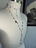 Mermaid adjustable charm bellychain multiwear necklace