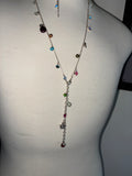 Mermaid adjustable charm bellychain multiwear necklace