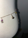 Mermaid adjustable charm bellychain multiwear necklace