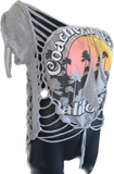 Coachella Valley California slit weave backless t shirt