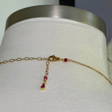 SWAK besos kiss Stainless Steel gold plated rhinestone bedazzled smooches lips pout Necklace