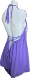 Golden Girls love is love cut up lace up backless Micro Mini tshirt dress