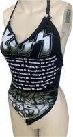 Rock n Roll all night Festival Fashion party every day shredded handkerchief style retro halter top concert t shirt