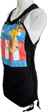 Beavis and Butthead MTV 90s USA cut up backless Micro Mini tshirt dress