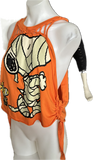 Halloween cartoon peanuts mummy costume snoopy Woodstock bff shredded slit weave cut up woven muscle tee t shirt tank top L XL XXL