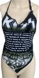 Rock n Roll all night Festival Fashion party every day shredded handkerchief style retro halter top concert t shirt