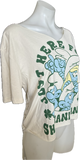 Lucky st Patrick’s Day here for the shenanigans the smurfs shamrock luck of the Irish graphic holiday backless cut up woven super soft v neck t shirt crop top