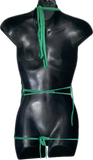 Lucky st Patrick’s day Ireland shamrock kiss me I’m Irish leprechaun costume green is the theme drinking party fringe halter bikini crop top graphic holiday t shirt XXXS XXS XS S