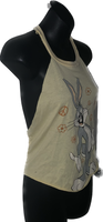 House Bunny backless classic cartoon tank crop top one size fits most
