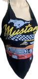 Mustang Festival Fashion shredded handkerchief style retro halter t