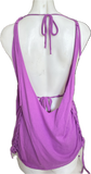 Its Only Rock n Roll cut up embroidered backless tank top