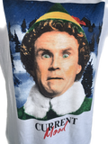 Elf Christmas movie graphic holiday backless cut up woven current mood t shirt