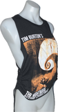 The Nightmare Before Christmas Inspired Halloween holiday slitweave graphic muscle t shirt racerback crop tank top
