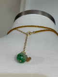Amber waves w pink heart faceted diamonte bellychain multiwear necklace wrap bracelet