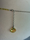 Yellow Starfish adjustable crystal mermaid bellychain multiwear necklace wrap bracelet
