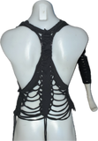 The Nightmare Before Christmas Inspired Halloween holiday slitweave graphic muscle t shirt racerback crop tank top
