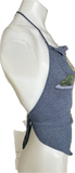Green eggs and ham Dr Seuss Backless shredded cut up halter crop tank top t shirt