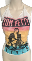 Full Moon Fever festival fashion country cutie shredded retro halter top band t shirt