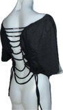 The Nightmare Before Christmas backless holiday slitweave graphic t shirt