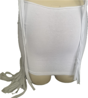 Wish tour 92 Fringe cut up backless Micro Mini tshirt dress