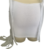 Wish tour 92 Fringe cut up backless Micro Mini tshirt dress