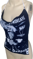 OG original gangster Festival Fashion shredded cut up retro halter top t shirt