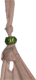 As If Clueless Betty 90s nostalgia Slit Weave retro handkerchief style peridot rhinestone bedazzled beaded backless tank top