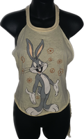House Bunny backless classic cartoon tank crop top one size fits most