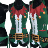 Elf Christmas Santa’s little helper Reworked T Shirt Bodysuit