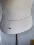 Simple Silver bellychain multiwear necklace wrap bracelet
