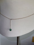 Simple Silver bellychain multiwear necklace wrap bracelet