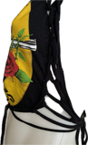 GnR Guns N’ Roses 90s rock n roll Festival Fashion overly shredded retro halter crop top graphic band tshirt XXXS XXS XS S