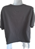 Don’t fall asleep deconstructed cut up cropped t shirt