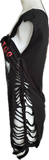 Pennywise you’ll float too IT clown Halloween costume cut up slit weave sideless Micro Mini tshirt tank dress