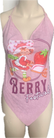 Strawberry shortcake Festival Fashion shredded handkerchief style retro halter top concert t shirt