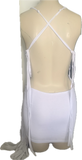 Wish tour 92 Fringe cut up backless Micro Mini tshirt dress