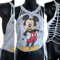 Mouse in the House backless classic cartoon tank crop top one size fits most