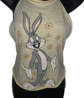 House Bunny backless classic cartoon tank crop top one size fits most