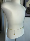 Yellow Starfish adjustable crystal mermaid bellychain multiwear necklace wrap bracelet