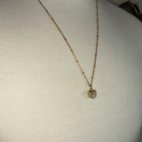 Stainless Steel adjustable gold plated crystal heart new drip bedazzled rhinestone pixie fairy tinkerbell Necklace