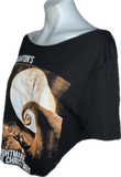 The Nightmare Before Christmas backless holiday slitweave graphic t shirt
