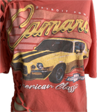 Detroit Power American Classic backless hotbeod shredded slit weave tshirt one size fits most