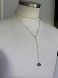 Simple Silver bellychain multiwear necklace wrap bracelet