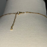 Stainless Steel gold plated clear crystal blooming flower Necklace