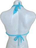Mermaid mermaidcore shredded cut up tshirt handkerchief style retro halter top