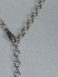 Simple Silver bellychain multiwear necklace wrap bracelet